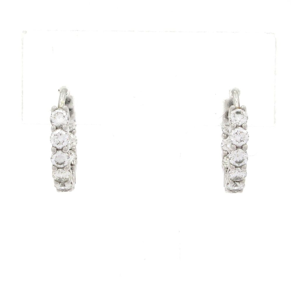 Tiffany & Co. Hoop earrings, small Earrings Pt950 Diamond